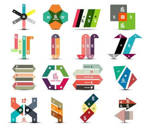 数字标签创意标志 时尚潮流中的矢量美学与软件开发新趋势